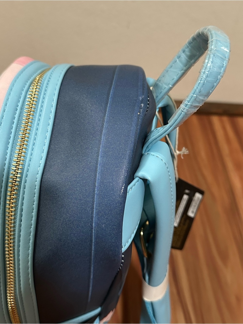 NWT Disney x Loungefly Cinderella Mini Backpack - Pastel Blue - Picture 5 of 6